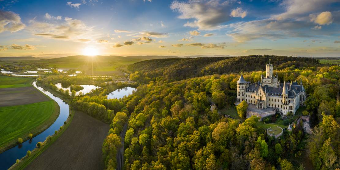 The Marienburg castle from above